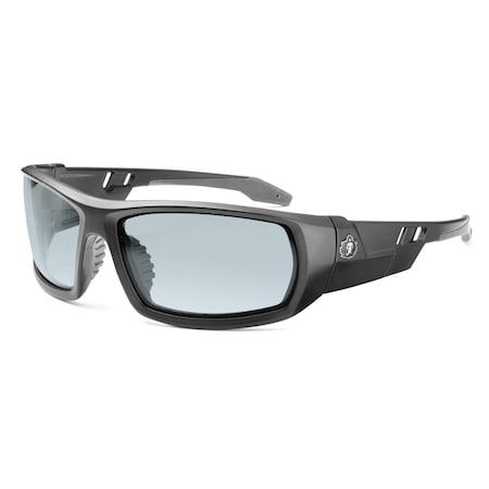 Ergodyne ODIN, Safety Glasses, Anti-Scratch & Fog-Off+, Indoor/Outdoor Lens, Matte Black Frame Frame ODIN-AFAS